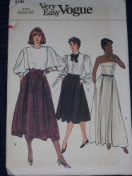 8741 SO EZ A-LINE POCKET SKIRT 3 LENGTHS PATTERN 8-12